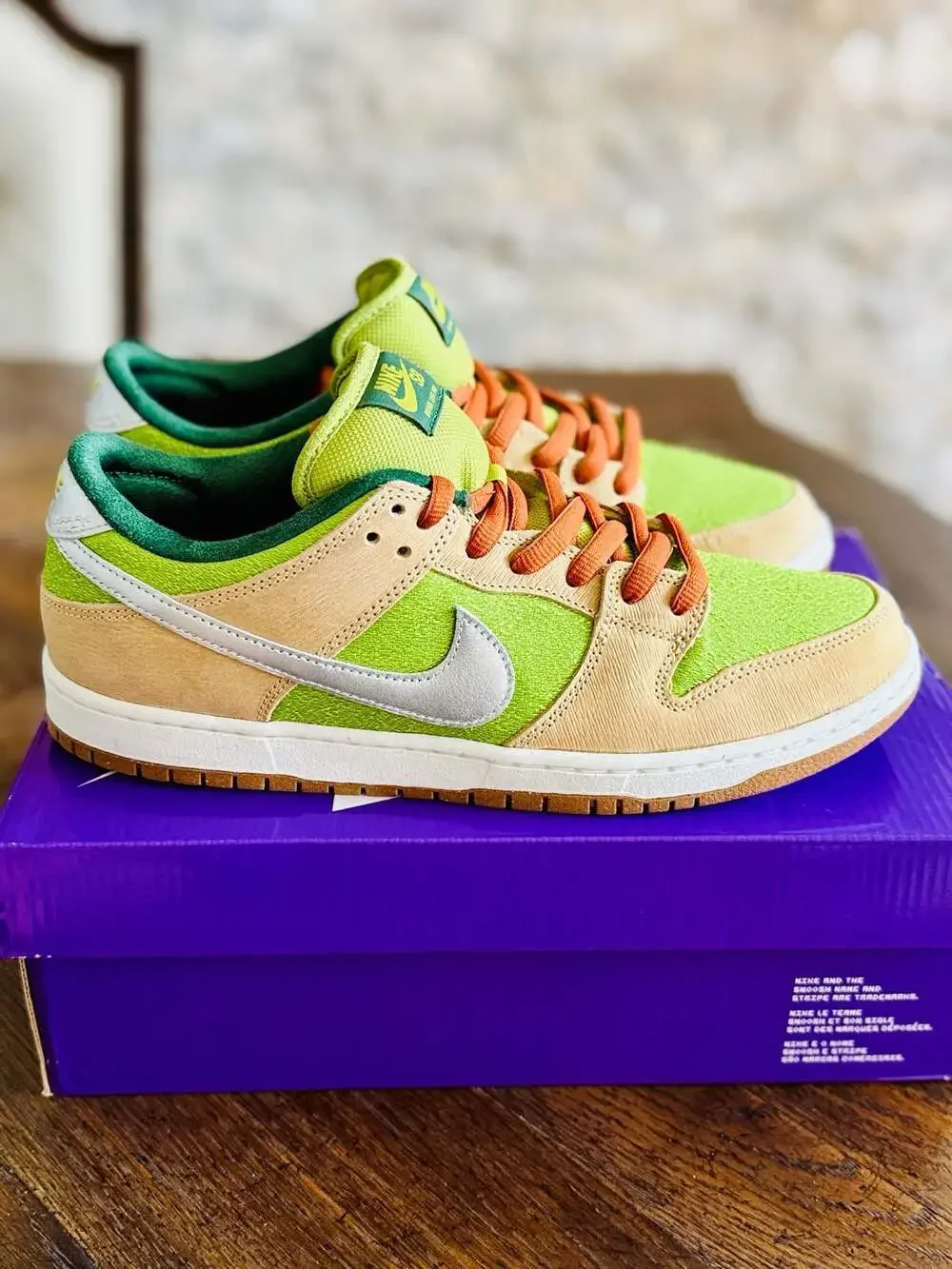 Nike SB Dunk Low 'Escargot' Sneakers (FQ7585-200) NEW w/ Box Size 11.5 men